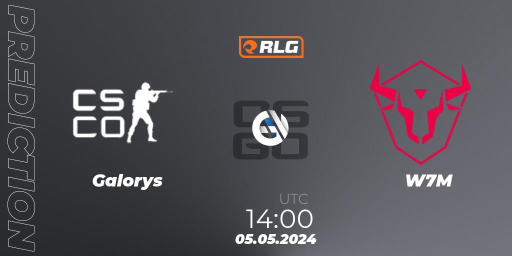 Pronóstico Galorys - W7M. 05.05.2024 at 14:00, Counter-Strike (CS2), RES Latin American Series #4