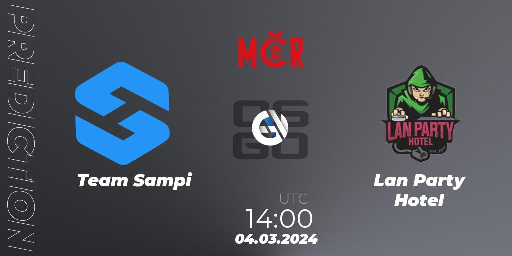 Pronóstico Team Sampi - Lan Party Hotel. 04.03.2024 at 14:00, Counter-Strike (CS2), Tipsport Cup Winter 2024: Online Stage