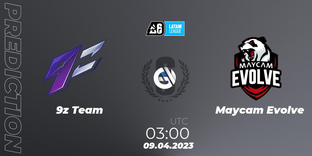 Pronóstico 9z Team - Maycam Evolve. 09.04.2023 at 23:00, Rainbow Six, LATAM League 2023 - Stage 1