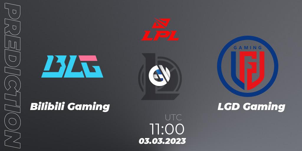 Pronóstico Bilibili Gaming - LGD Gaming. 03.03.2023 at 11:20, LoL, LPL Spring 2023 - Group Stage