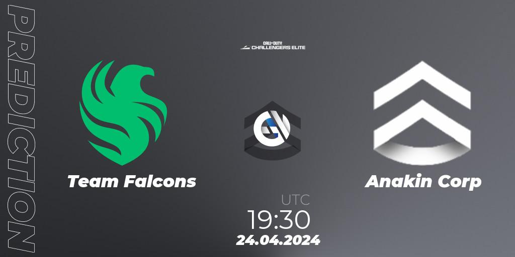 Pronóstico Team Falcons - Anakin Corp. 24.04.2024 at 19:30, Call of Duty, Call of Duty Challengers 2024 - Elite 2: EU
