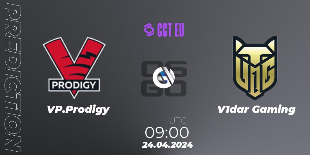 Pronóstico VP.Prodigy - V1dar Gaming. 24.04.24, CS2 (CS:GO), CCT Season 2 Europe Series 2 Closed Qualifier