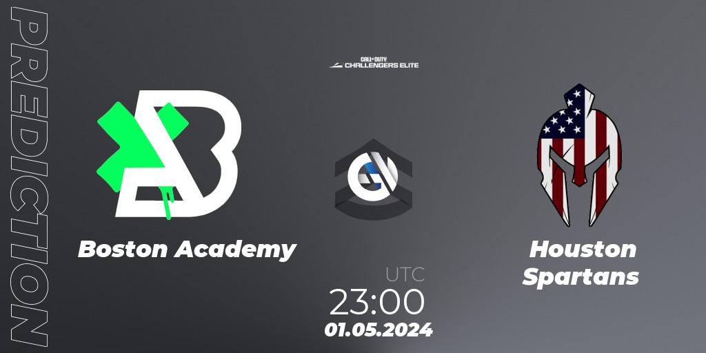 Pronóstico Boston Academy - Houston Spartans. 01.05.2024 at 23:00, Call of Duty, Call of Duty Challengers 2024 - Elite 2: NA