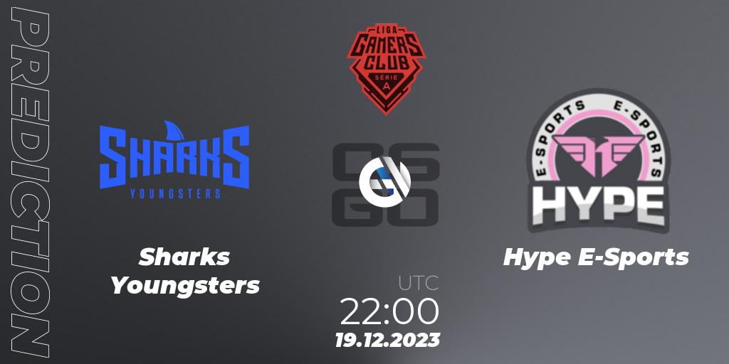 Pronóstico Sharks Youngsters - Hype E-Sports. 19.12.2023 at 22:00, Counter-Strike (CS2), Gamers Club Liga Série A: December 2023