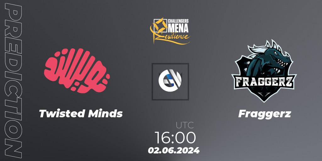 Pronóstico Twisted Minds - Fraggerz. 02.06.2024 at 16:00, VALORANT, VALORANT Challengers 2024 MENA: Resilience Split 2 - GCC and Iraq