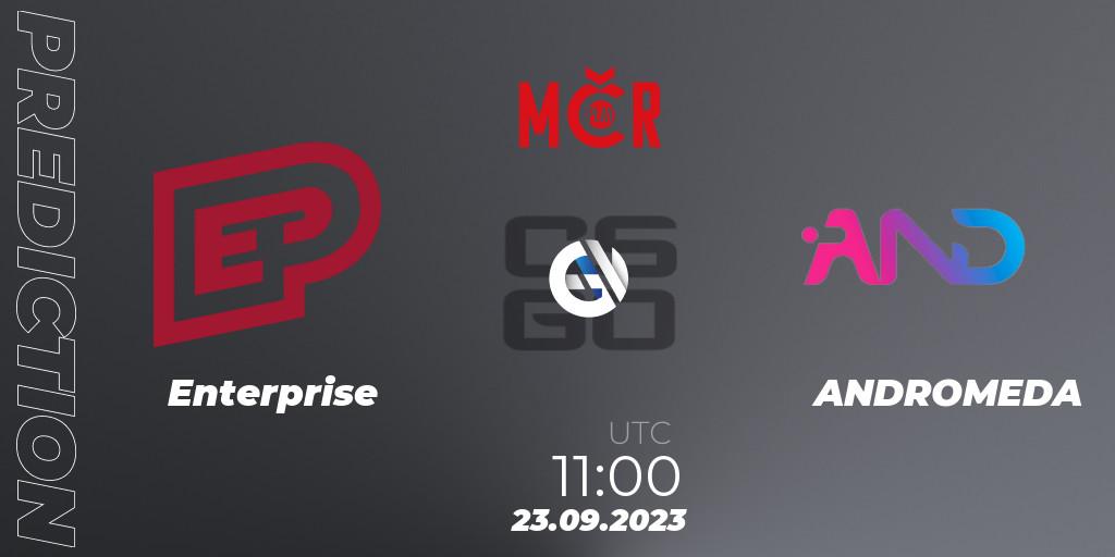 Pronóstico Enterprise - ANDROMEDA. 23.09.2023 at 11:00, Counter-Strike (CS2), Tipsport Cup Prague Fall 2023: Closed Qualifier