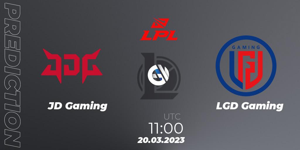 Pronóstico JD Gaming - LGD Gaming. 20.03.23, LoL, LPL Spring 2023 - Group Stage