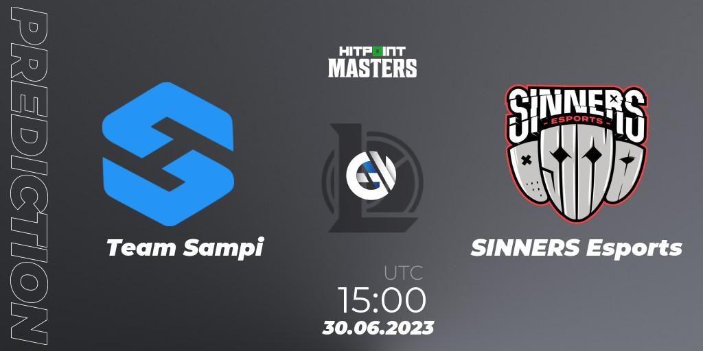 Pronóstico Team Sampi - SINNERS Esports. 30.06.23, LoL, Hitpoint Masters Summer 2023 - Group Stage