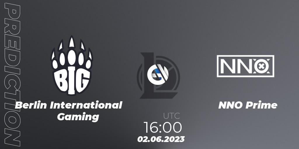 Pronóstico Berlin International Gaming - NNO Prime. 02.06.23, LoL, Prime League Summer 2023 - Group Stage