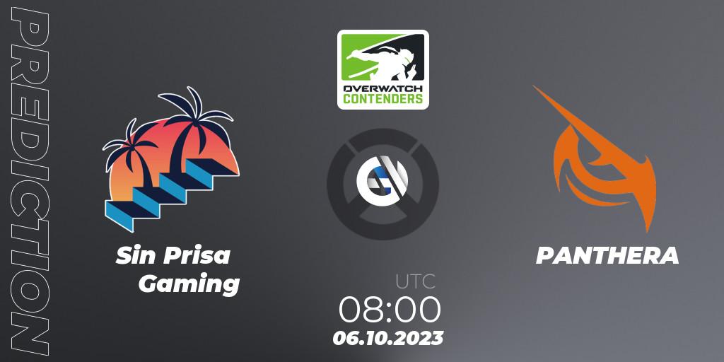 Pronóstico Sin Prisa Gaming - PANTHERA. 06.10.2023 at 08:00, Overwatch, Overwatch Contenders 2023 Fall Series: Korea