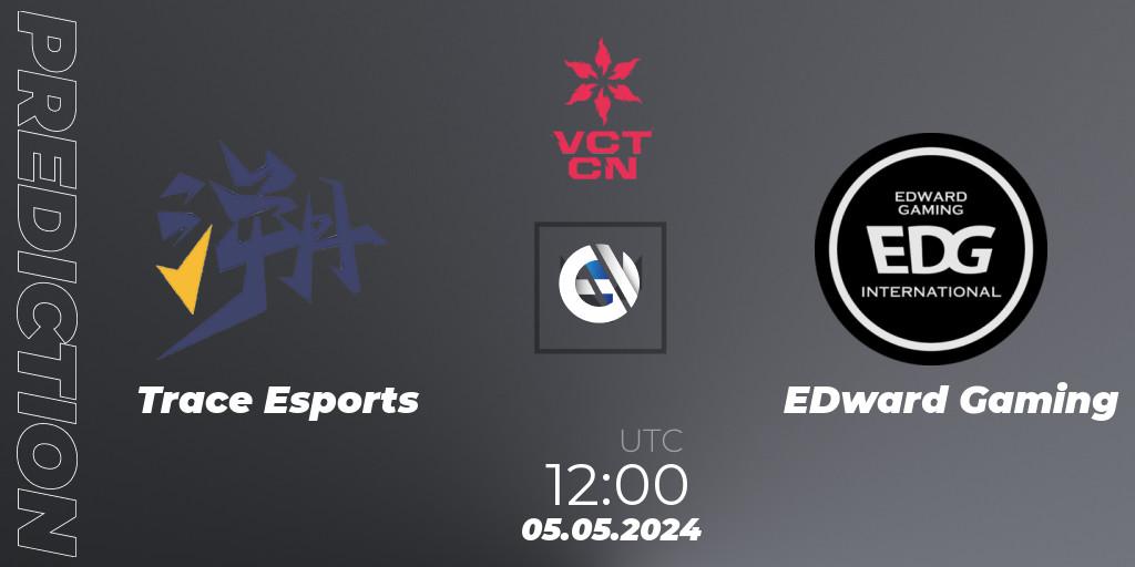 Pronóstico Trace Esports - EDward Gaming. 05.05.2024 at 12:00, VALORANT, VALORANT Champions Tour China 2024: Stage 1 - Group Stage