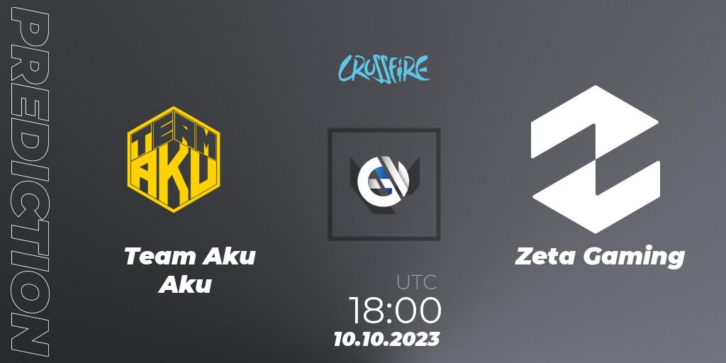 Pronóstico Team Aku Aku - Zeta Gaming. 10.10.2023 at 17:00, VALORANT, LVP - Crossfire Cup 2023: Contenders #1