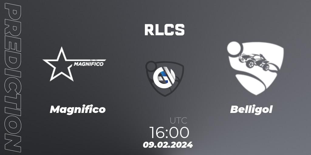 Pronóstico Magnifico - Belligol. 09.02.2024 at 16:00, Rocket League, RLCS 2024 - Major 1: Europe Open Qualifier 1