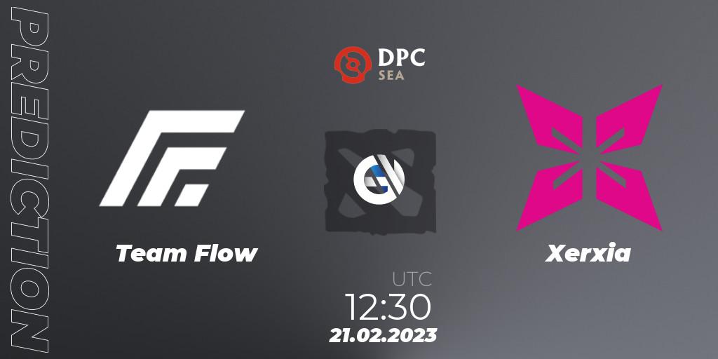 Pronóstico Team Flow - Xerxia. 21.02.23, Dota 2, DPC 2022/2023 Winter Tour 1: SEA Division II (Lower)