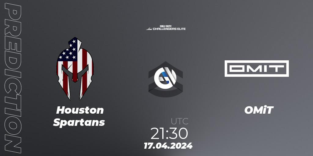 Pronóstico Houston Spartans - OMiT. 17.04.2024 at 21:30, Call of Duty, Call of Duty Challengers 2024 - Elite 2: NA