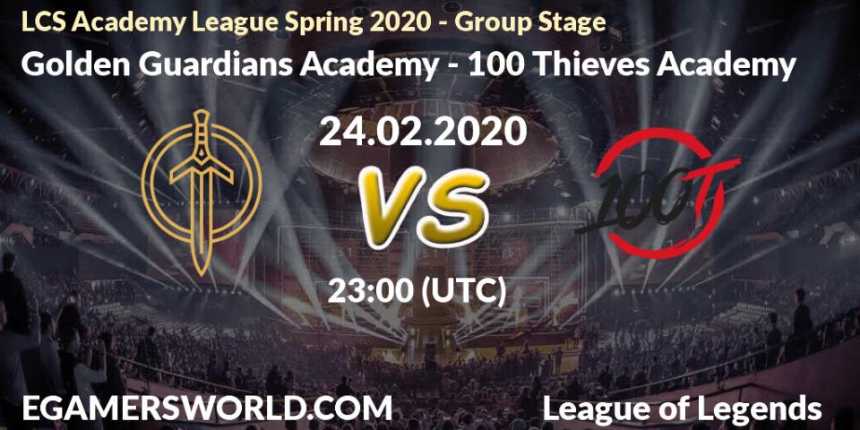 Golden Guardians Academy VS 100 Thieves Academy