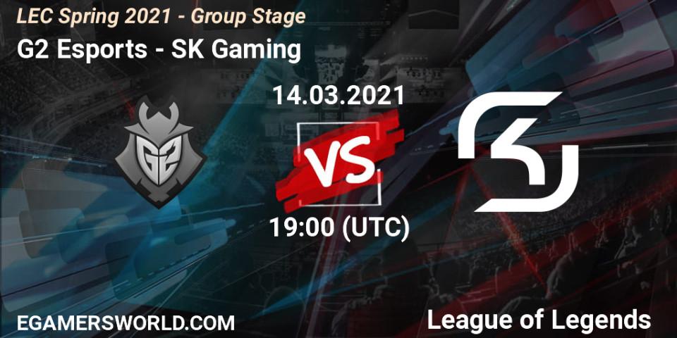 G2 Esports VS SK Gaming