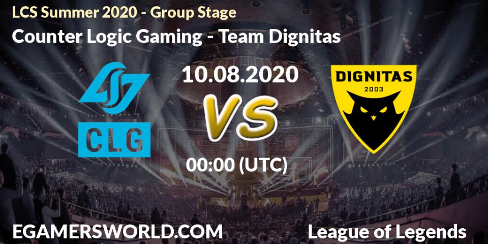 Counter Logic Gaming VS Team Dignitas
