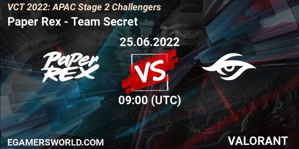 Paper Rex VS Team Secret