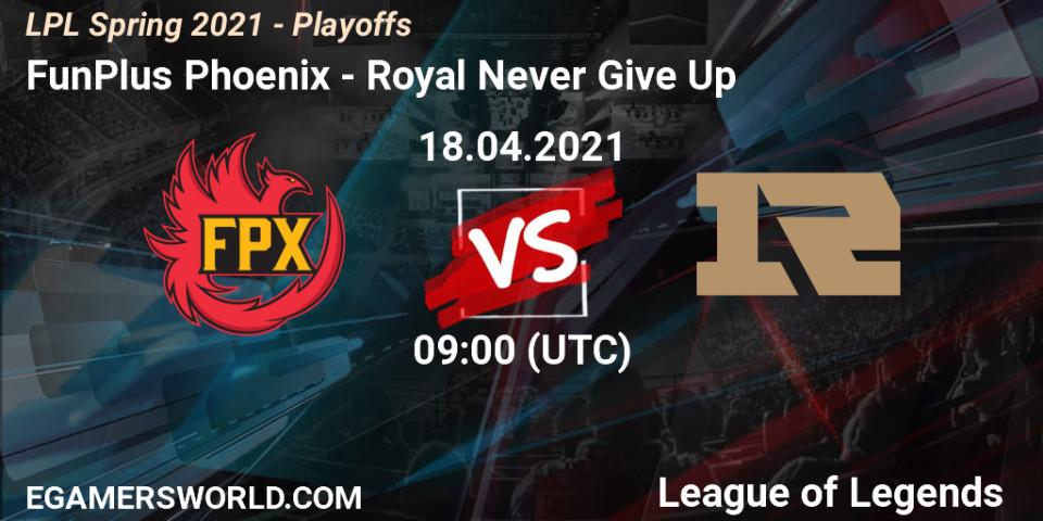 FunPlus Phoenix VS Royal Never Give Up
