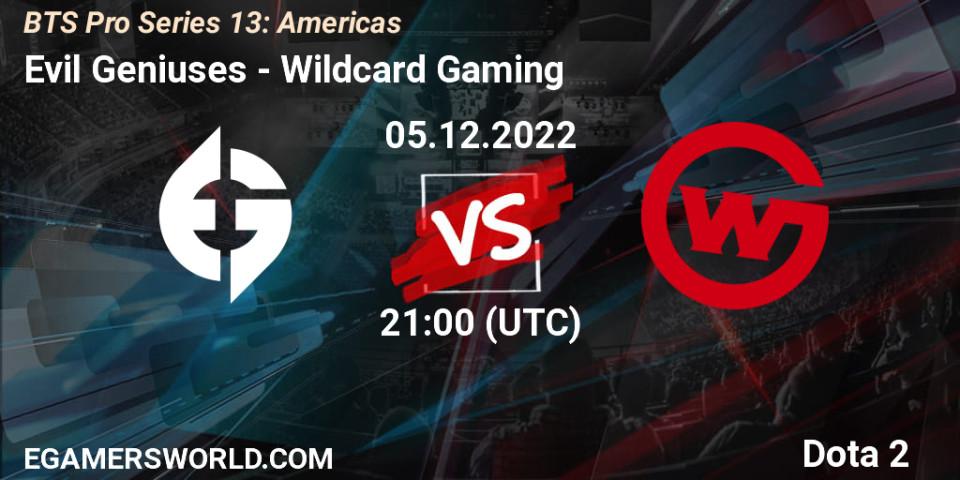 Evil Geniuses VS Wildcard Gaming
