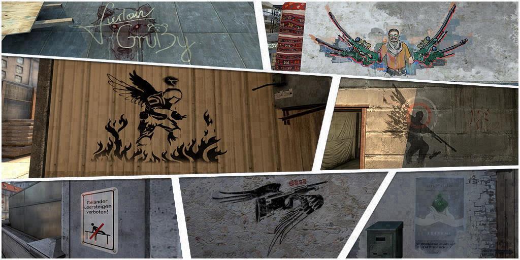 Historia del graffiti conmemorativo de CS: GO