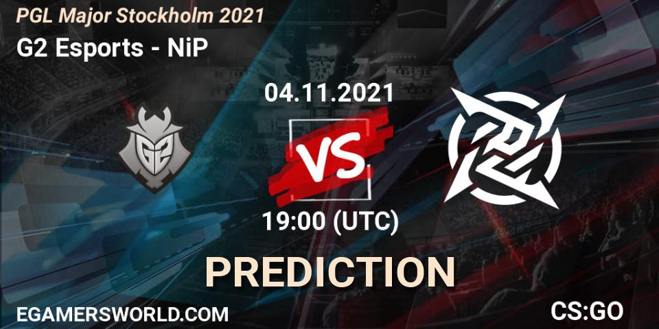 G2 Esports - NiP: predicción de play-offs PGL Major Stockholm 2021 Champions Stage