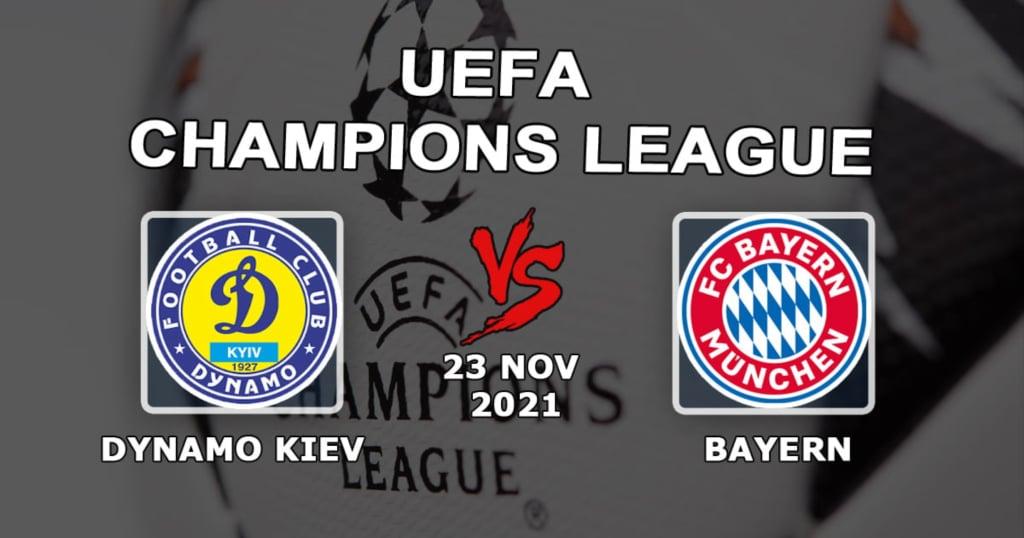 Dynamo Kiev - Bayern: pronóstico y apuesta para el partido de la Champions League - 23/11/2021