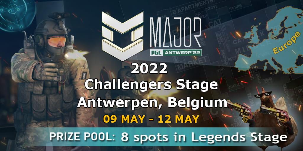 PGL Major Antwerp Análisis de 2022 basados en los resultados de la etapa Challengers Stage