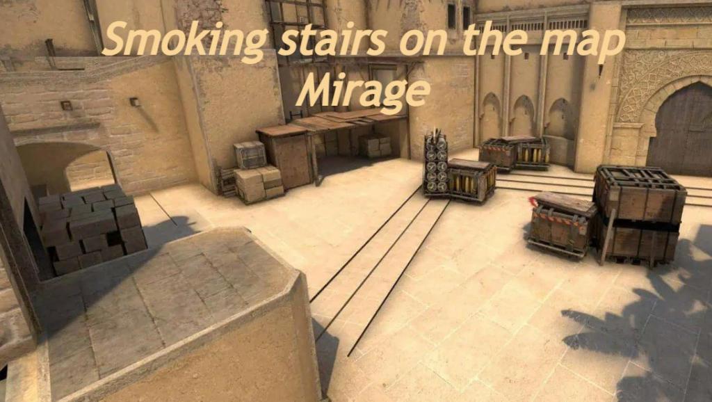 Humo en las cabezas del mapa Mirage