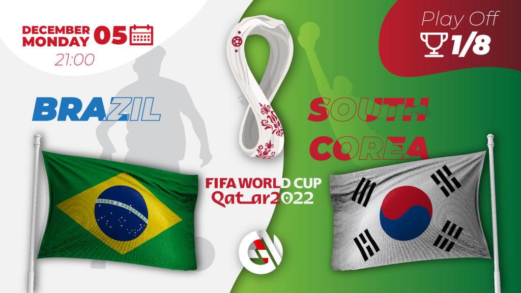 Brasil - Corea del Sur: pronóstico y apuesta para el Mundial de Qatar 2022
