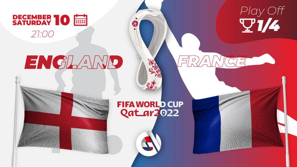 Inglaterra - Francia: pronóstico y apuesta para el Mundial de Qatar 2022