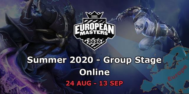 European Masters Summer 2020 - Group Stage
