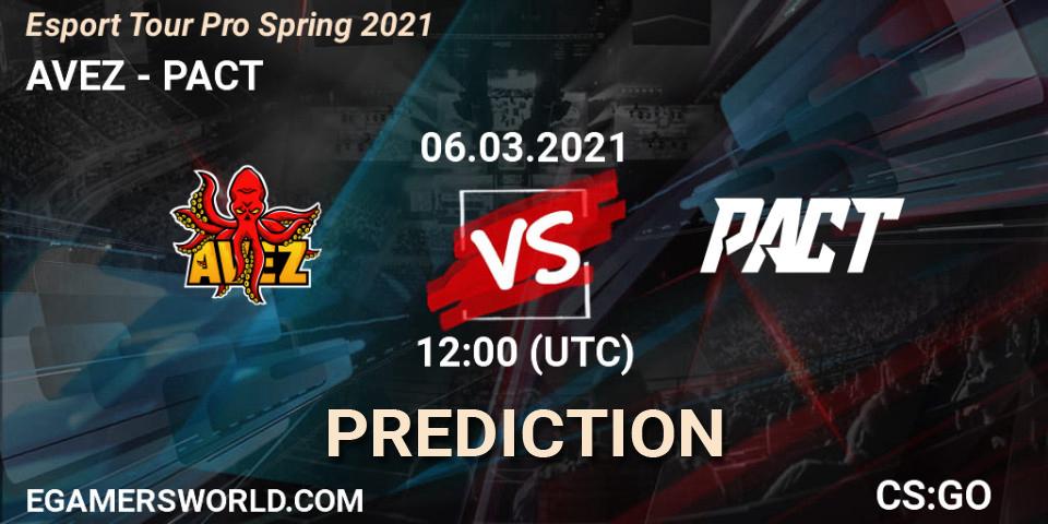 Pronóstico AVEZ - PACT. 06.03.21, CS2 (CS:GO), Esport Tour Pro Spring 2021