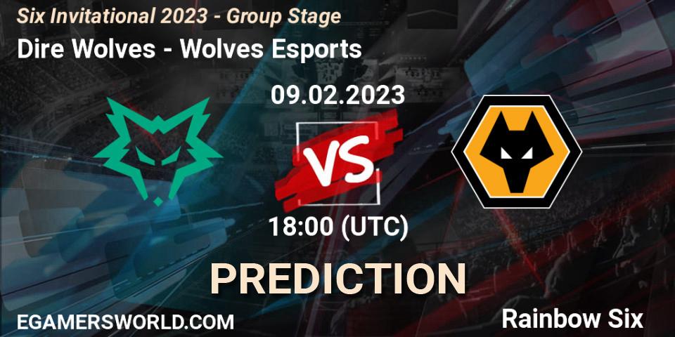 Pronóstico Dire Wolves - Wolves Esports. 09.02.23, Rainbow Six, Six Invitational 2023 - Group Stage