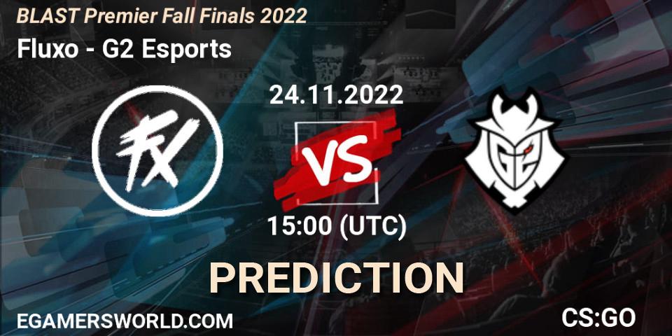 Pronóstico Fluxo - G2 Esports. 24.11.22, CS2 (CS:GO), BLAST Premier Fall Finals 2022