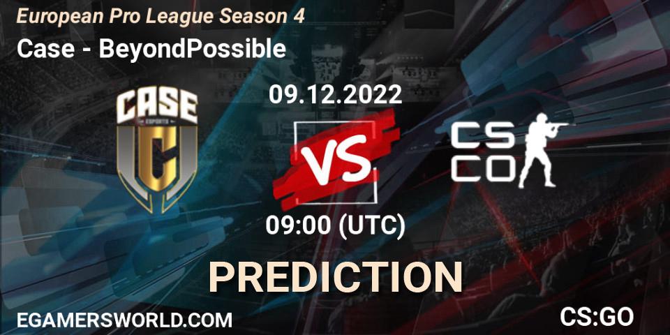 Pronóstico Case - BeyondPossible. 09.12.22, CS2 (CS:GO), European Pro League Season 4