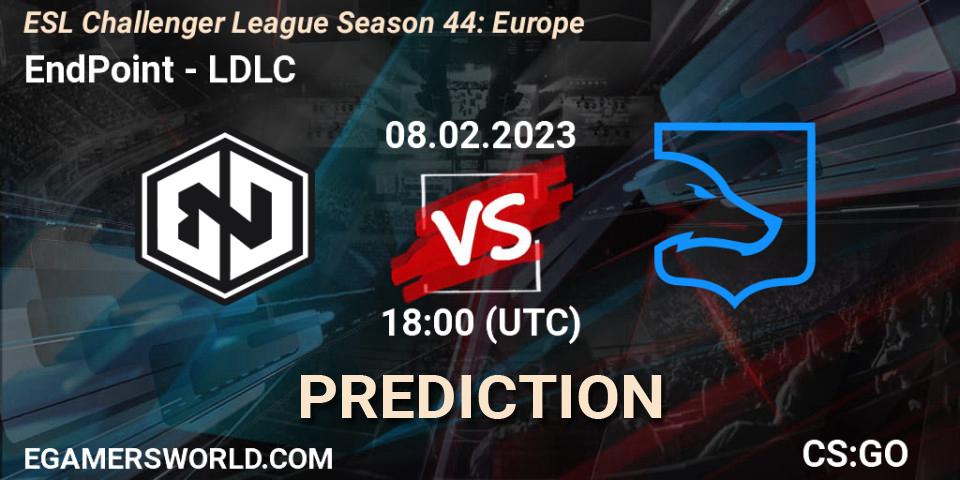 Pronóstico EndPoint - LDLC. 08.02.23, CS2 (CS:GO), ESL Challenger League Season 44: Europe