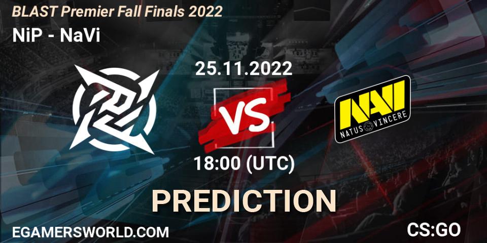 Pronóstico NiP - NaVi. 25.11.22, CS2 (CS:GO), BLAST Premier Fall Finals 2022