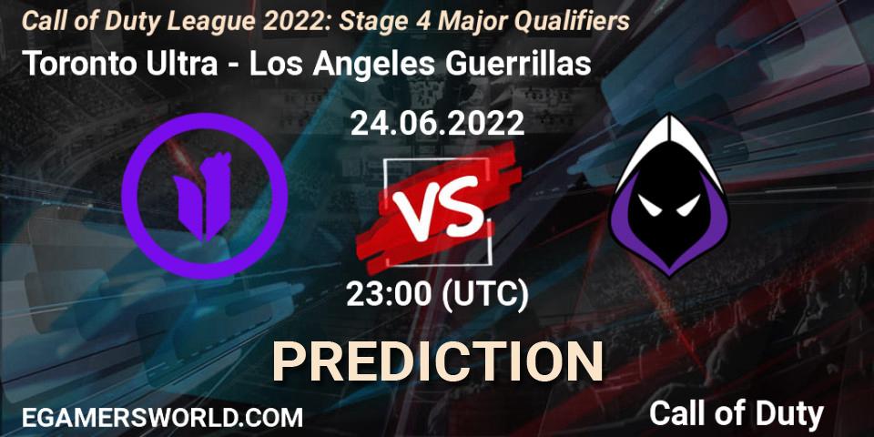 Pronóstico Toronto Ultra - Los Angeles Guerrillas. 24.06.22, Call of Duty, Call of Duty League 2022: Stage 4