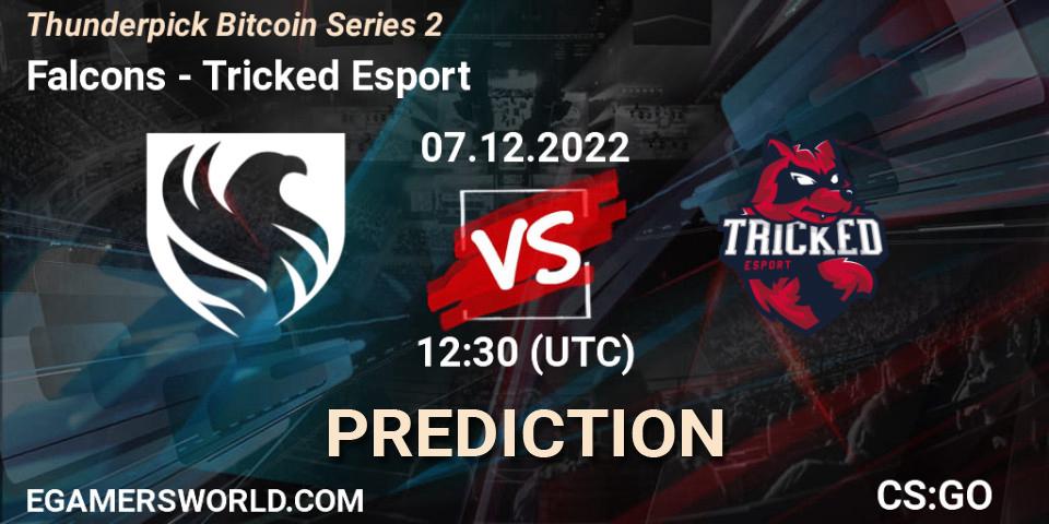 Pronóstico Falcons - Tricked Esport. 07.12.22, CS2 (CS:GO), Thunderpick Bitcoin Series 2