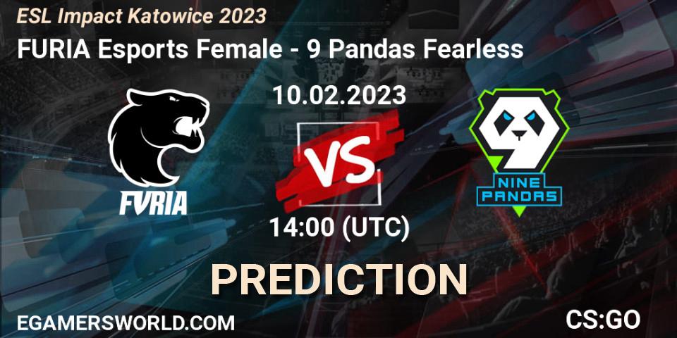 Pronóstico FURIA Esports Female - 9 Pandas Fearless. 10.02.23, CS2 (CS:GO), ESL Impact Katowice 2023