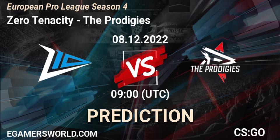 Pronóstico Zero Tenacity - The Prodigies. 08.12.22, CS2 (CS:GO), European Pro League Season 4