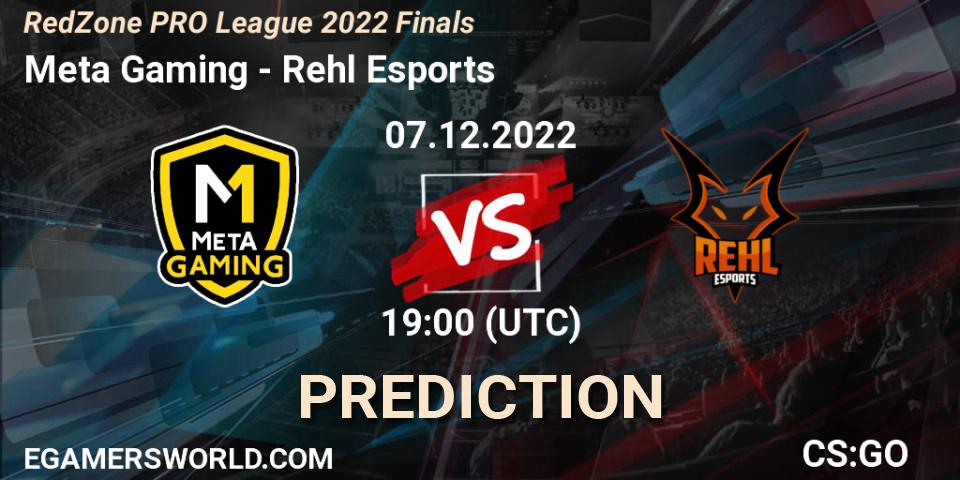 Pronóstico Meta Gaming Brasil - Rehl Esports. 07.12.22, CS2 (CS:GO), RedZone PRO League 2022 Finals