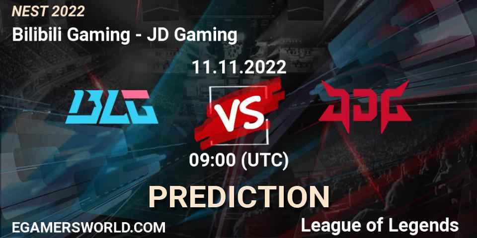 Pronóstico Bilibili Gaming - JD Gaming. 11.11.22, LoL, NEST 2022