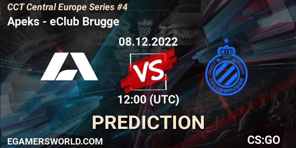 Pronóstico Apeks - eClub Brugge. 08.12.22, CS2 (CS:GO), CCT Central Europe Series #4