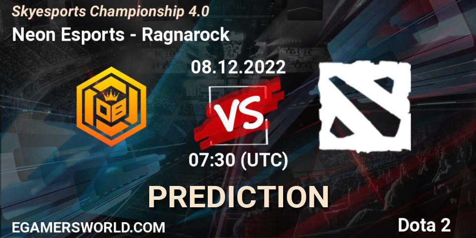 Pronóstico Neon Esports - Ragnarock. 08.12.22, Dota 2, Skyesports Championship 4.0
