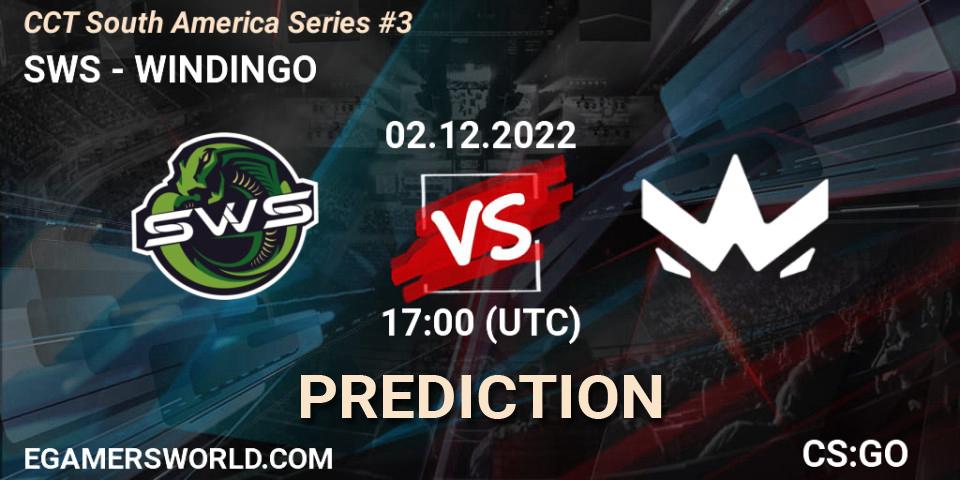 Pronóstico SWS - WINDINGO. 02.12.22, CS2 (CS:GO), CCT South America Series #3