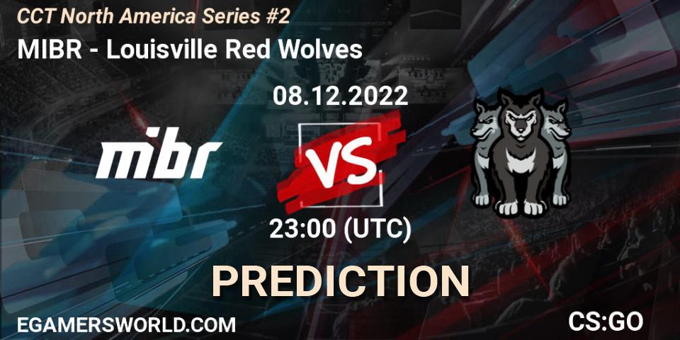 Pronóstico MIBR - Louisville Red Wolves. 09.12.22, CS2 (CS:GO), CCT North America Series #2