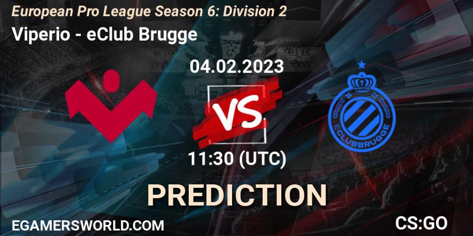 Pronóstico Viperio - eClub Brugge. 04.02.23, CS2 (CS:GO), European Pro League Season 6: Division 2